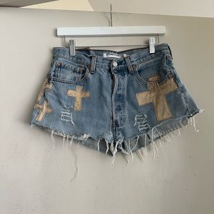 Vintage Levi’s Bitching and Junkfood Denim Cutoff Shorts